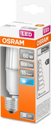 Image de Osram STAR Ampoule LED Blanc froid 4000 K 8 W E14 F