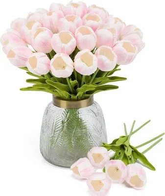Produktbild von Famanu Kunsttulpen 15 Stück - Rosa
