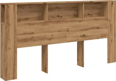 Obrázok produktu pre vidaXL Čelo postele s policami Artisan dub 200x18,5x102,5 cm