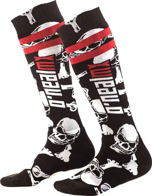 Produktbild von O'NEAL Unisex Socken Pro MX Crossbones, Schwarz