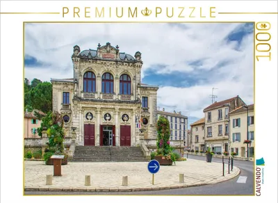 Produktbild von CALVENDO Puzzle Stadttheater | 1000 Teile Lege-Größe 64x48cm Foto-Puzzle für glückliche Stunden