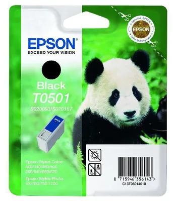 Produktbild von Epson Panda Singlepack Black T0501