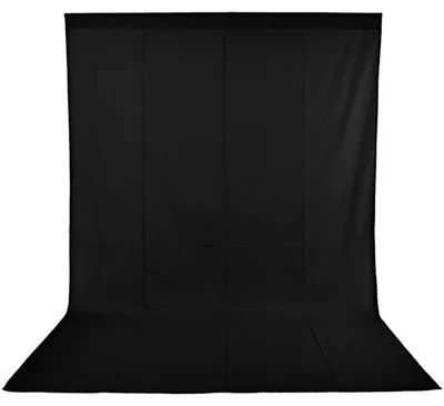 Produktbild von Neewer Fotohintergrund, 3x3,6m, schwarz