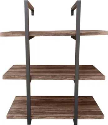 Immagine prodotto di Scaffale a scala Stoer - scaffale da parete - libreria - stile industriale - 3 ripiani