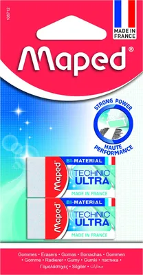 Obrázok produktu pre Maped 106712, Biela, Zelená, 2 kusov, Francúzsko, Ftalát, PVC