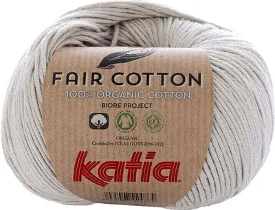Obrázok produktu pre Katia Fair Bavlna 11 Pearl Light Grey Pletacia priadza