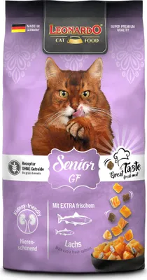 Produktbild von Leonardo Cat Food Senior GF, Senior, Lachs, 7,5 kg