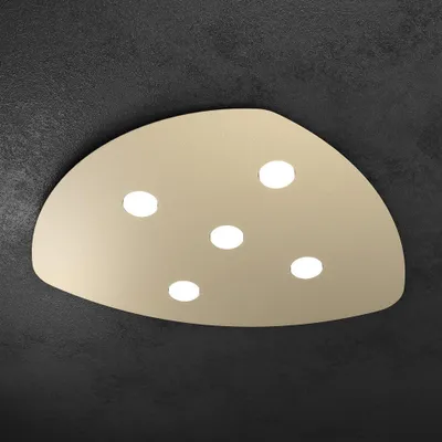 Image de Forme métal Plafonnier moderne Forme sable 5 lumières Gx53