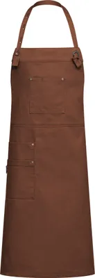 Produktbild von Greiff GASTRO MODA Service Latzschürze Canvas 77x95 Rostbraun