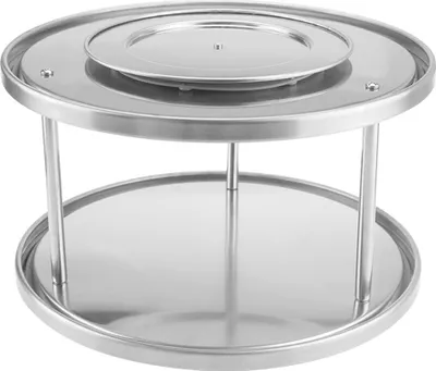 Produktbild von Drehteller Organizer 2 Etagen,multifunktionales Gewürzregal,drehbares Gewürzregal für die Küche，küchen Organizer