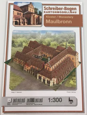 Image de Planche Schreiber Maquette en carton du monastère de Maulbronn