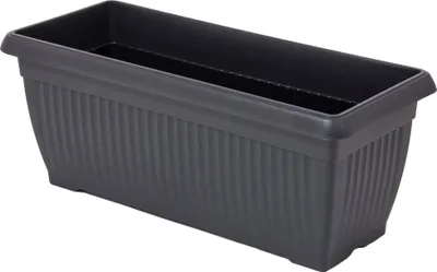 Produktbild von XXL Pflanzkasten TERRA - Kunststoff 60 x 25 x 24 cm - Farbe: anthrazit (klein / 60 cm)