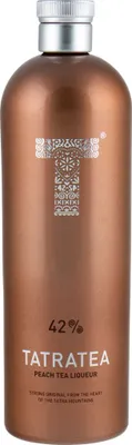 Produktbild von Likier Tatratea Peach 0,7L - Pfirsichlikör | Likör