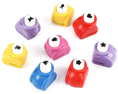 Mini-Papierstanzformen, 8 Stück, Motivstanzer für Kinder-Bastelprojekte