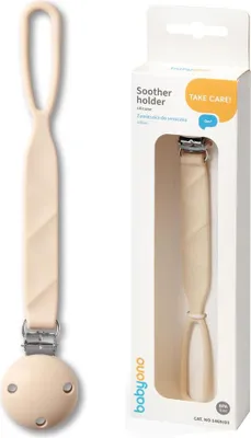 Obrázok produktu pre BABYONO Silikónová figurína s príveskom na stuhu s klipom