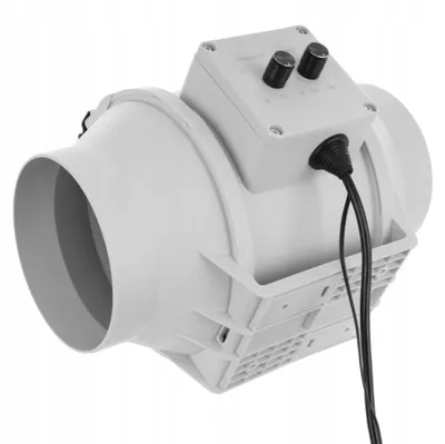 Zdjęcie produktu dla EBERG EMAX GROW 150-160 EC Wentylator kanałowy 525 m³/h regulator temperatury