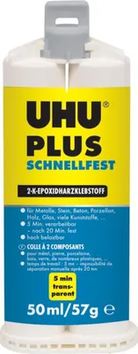 Produktbild von UHU 2Komponentenkleber 57g Kartusche UHU plus schnellfest UHU - 45740