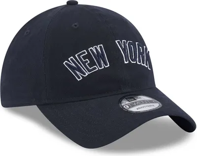 Produktbild von New Era 9Twenty Cap, MLB NY Yankees Team Script,Navy Blau- Weiß