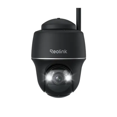 Zdjęcie produktu dla Reolink Argus PT Ultra, zewnętrzna kamera monitorująca 4K 8 MP, bateria zewnętrzna, WiFi 2,4/5 GHz, obracanie i pochylanie, noktowizor Spotlight, wykrywanie AI, czarna