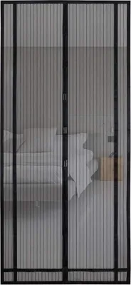 Produktbild von Magnetisches Fliegengitter für Türen - Insektenschutz - 160 x 230 cm - Schwarz