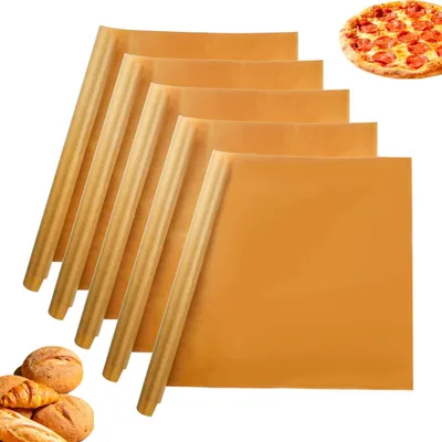 Image de Papier sulfurisé réutilisable et résistant à la chaleur - Pour la cuisson - Lot de 5 feuilles de 40 x 60 cm