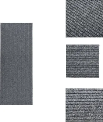 Image de vidaXL Tapis de propreté Gris 100x300 cm - Tapis
