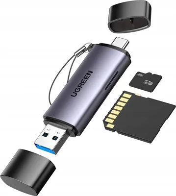 Immagine prodotto di Ugreen 50706 card reader USB/Micro-USB Silver