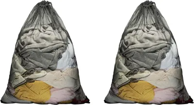 Zdjęcie produktu dla Worek do prania 2szt siatka nylonowa do pralek bielizny czarny