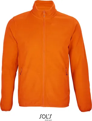 Produktbild von SOLs 03823 | MenŽs Factor Zipped Herren Fleece Jacke - Farbe: Orange - Größe: 3XL