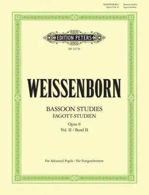 Productafbeelding van Fagott-Studien, Heft 2: Für Fortgeschrittene op. 8