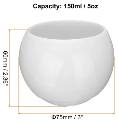 Produktbild von Handgefertigte Teeschalen 150ml / 5oz Eisriss Dekoration Chinesische Japanische Teetasse Keramik Gong Fu Teeset fš¹r Bš¹ro Zuhause Geschenke, Wei?