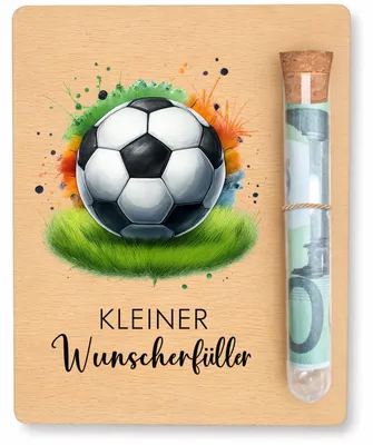 Fußballgeschenk für Jungen, 1 Stück, 10 x 10 x 1 cm