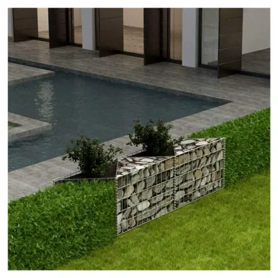 Produktbild von Gabionenkorb Pflanzkasten Gemüse-Hochbeet Stahl 120×30×50 cm