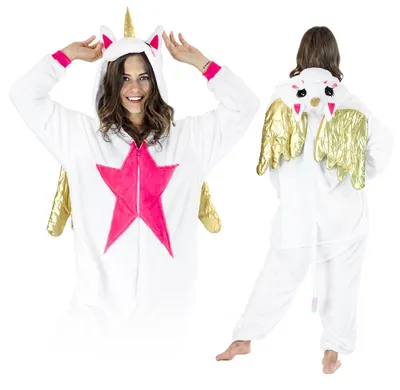 Zdjęcie produktu dla Kostium onesie kigurumi dres kombinezon jednoczęściowy rozpinany prezent L