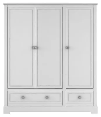 Image de Armoire pour enfants Marylou, 3 portes – idéale pour la chambre d'enfant