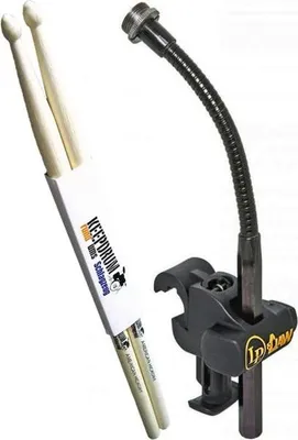 Produktbild von LP Latin Percussion LP591A EZ Mikrofon Halterung mit Schlagzeugstöcken