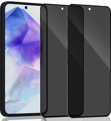Produktbild von 2-Pack Privacy Displayschutzfolie - Gehärtetes Glas 9H - Super Qualität 3D