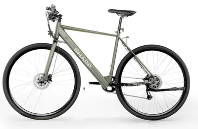 Produktbild von SHARP Hybrid E-Bike mit 7-Gang-Kettenschaltung, integriertem Farbdisplay und App, BK-GS03E-G