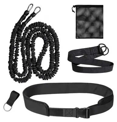 Image de Elzusha - Ceinture d'entraînement de natation avec sac de rangement pour résistance