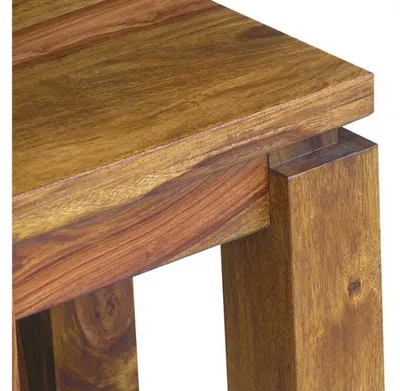 Immagine prodotto di MASSIVMOEBEL24 | tavolo d'appoggio in legno di Sheesham / palissandro 40x40x45 miele laccato METRO LIFE #166