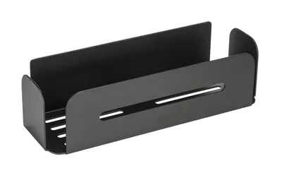 Produktbild von WENKO Wandregal Bivio Black Bad Ablage Dusch Selbstklebend Ohne Bohren Schwarz