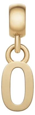 Produktbild von Vergoldeter Anhänger Buchstabe O Charms DW00400498
