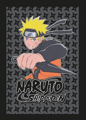 Produktbild von Fleecedecke, Kinderdecke mit buntem Aufdruck 100x140 Naruto 605