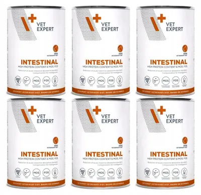 Zdjęcie produktu dla VET EXPERT Veterinary Diet Intestinal Dog - mokra karma dla psa - 6x400g