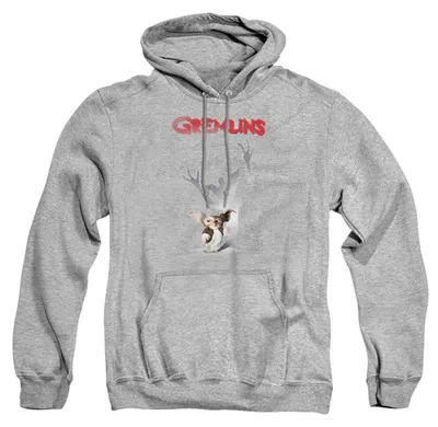 Obrázek produktu pro Mikina s kapucí Gremlins – uni, pro muže/ženy, model TV40511 (velikost S), barva: sportovní heather