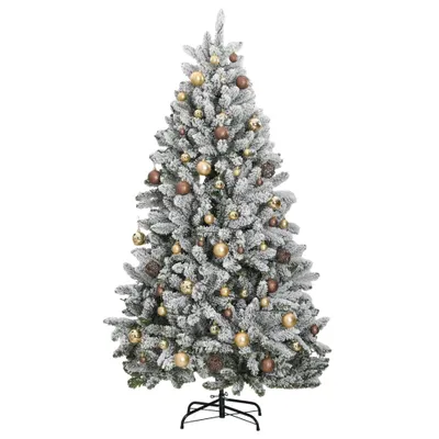 Immagine prodotto di Albero di Natale artificiale pieghevole 300 LED e decorazioni 270 cm