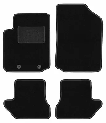 Imagen del producto de Alfombrillas de moqueta para Citroen C3 Pluriel 2003-2010 (cabrio) – juego de 4 piezas, negras, a medida – Wielganizator LUX