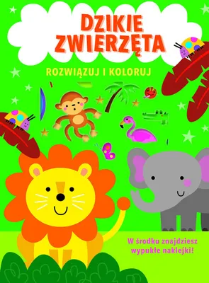 Produktbild von Rozwiazuj i koloruj Dzikie zwierzeta