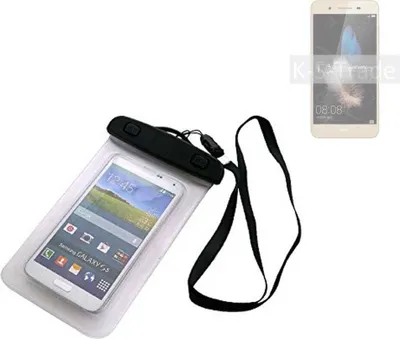 Produktbild von K-S-Trade Schutz Hülle Handy Hülle Kompatibel mit BQ  Beach Bag wasserdicht 16cm x 10cm Schutzhülle Staub Sand Flachwasser Beachbag Case protecion