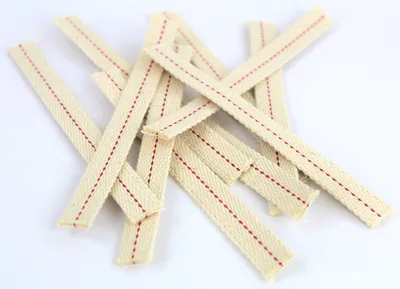10er-Pack Lont für Sturmlaterne, 12,5 mm, Baumwolle, 12 cm